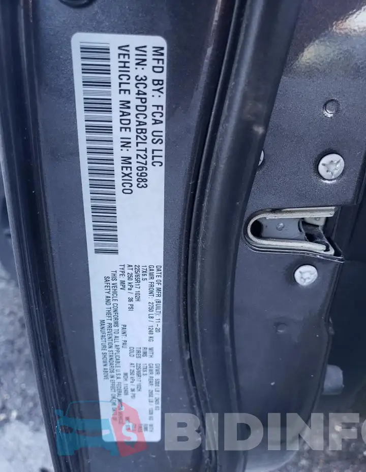 3C4PDCAB2LT276983 Photo# 13