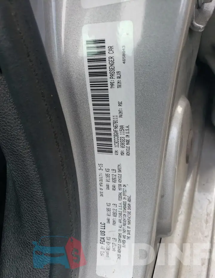 1C3CCCBGXFN678111 Photo# 12