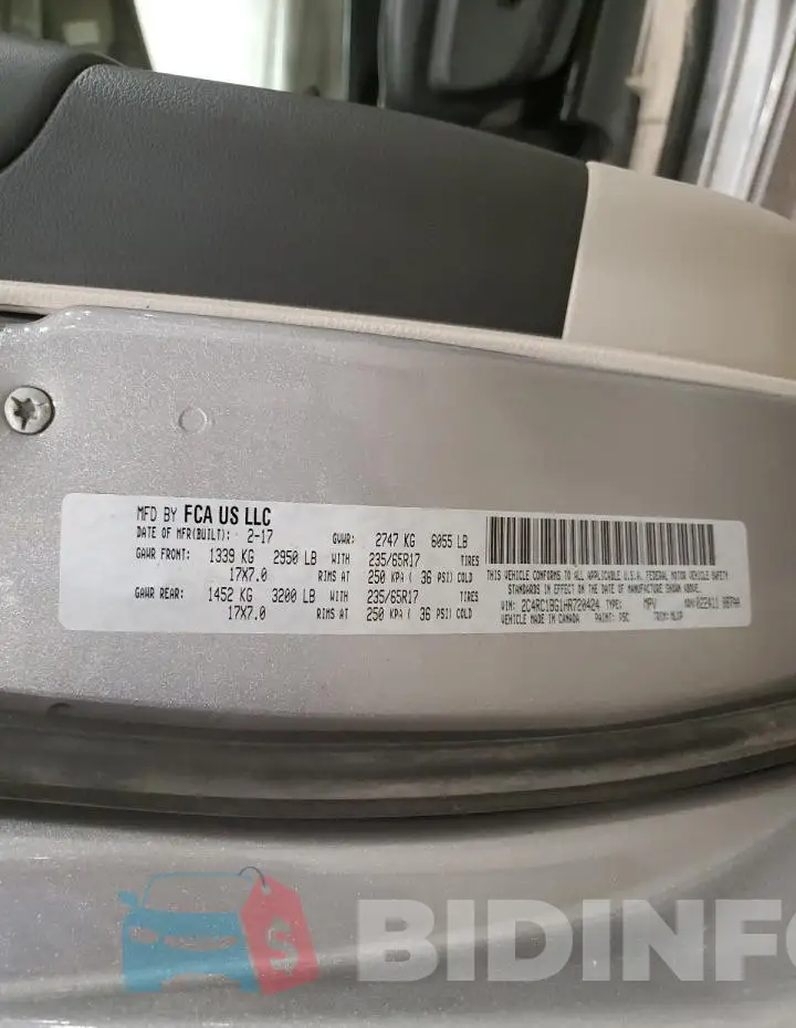 2C4RC1BG1HR720424 Photo# 13