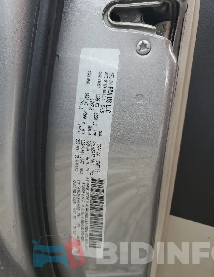 2C4RC1EG5HR504832 Photo# 13
