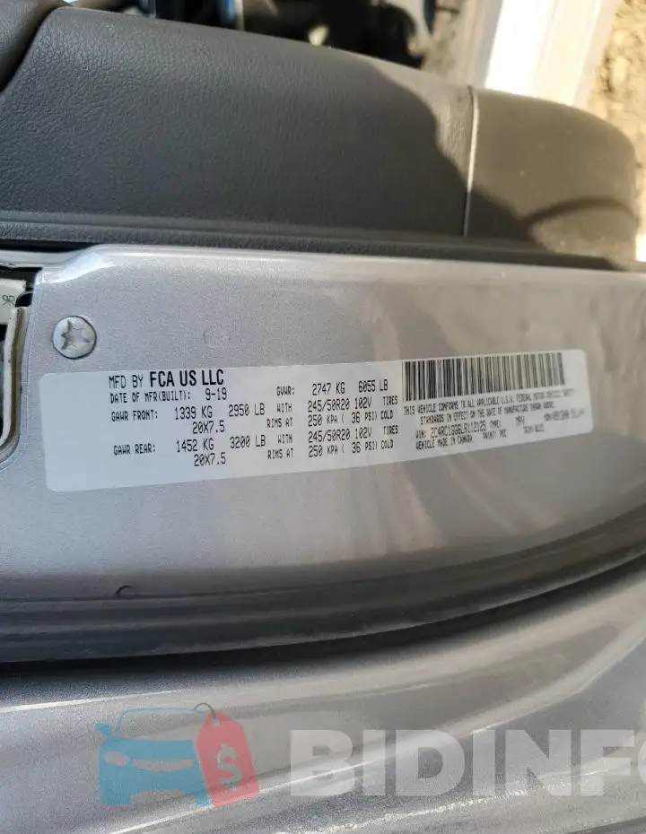 2C4RC1GG6LR112125 Photo# 13