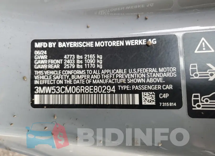 3MW53CM06R8E80294 Photo# 12