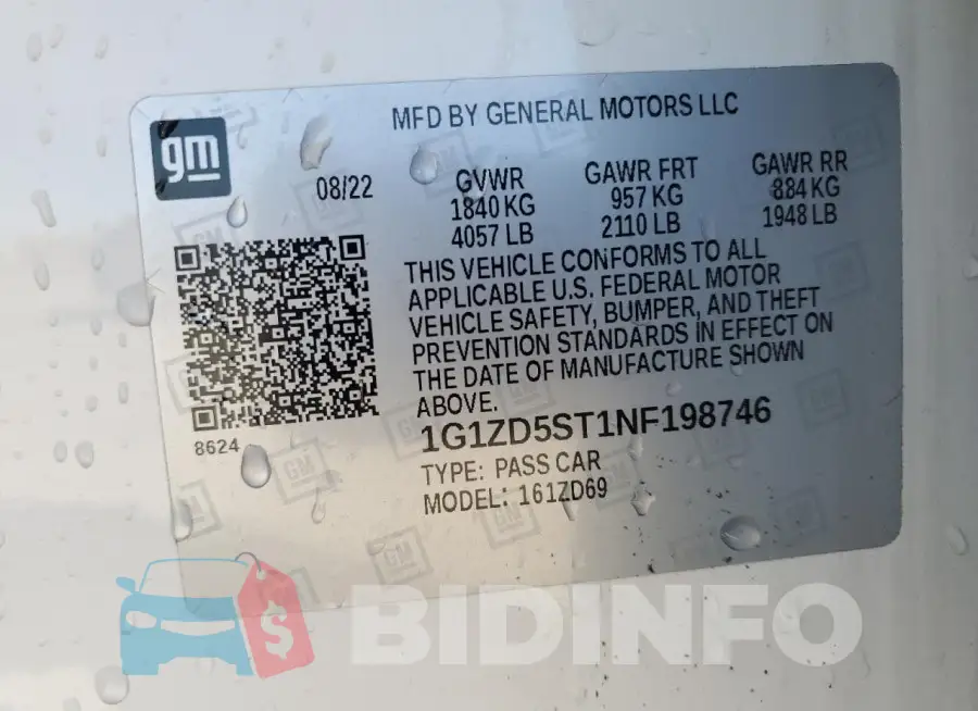 1G1ZD5ST1NF198746 Photo# 12