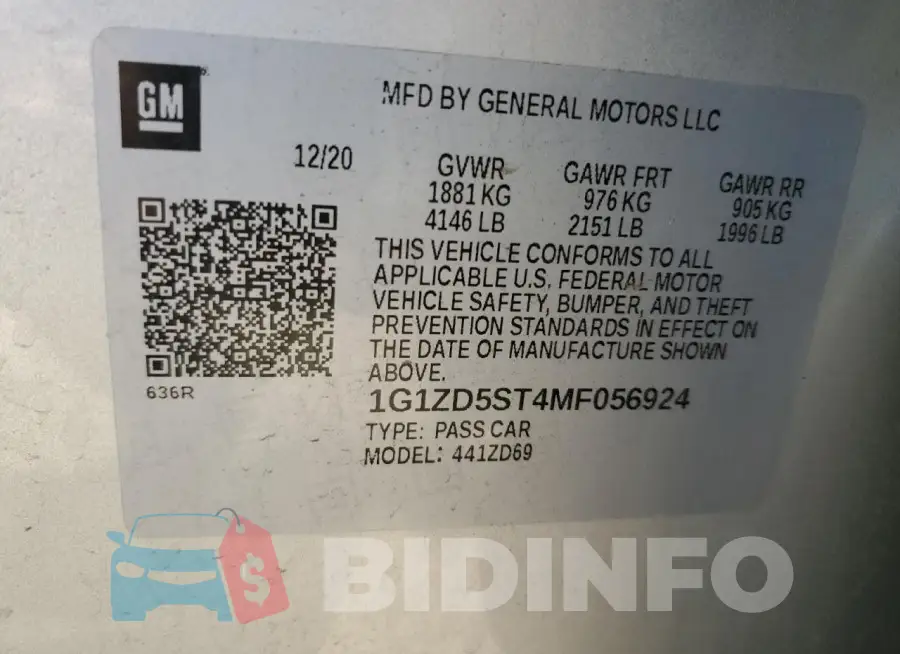 1G1ZD5ST4MF056924 Photo# 12