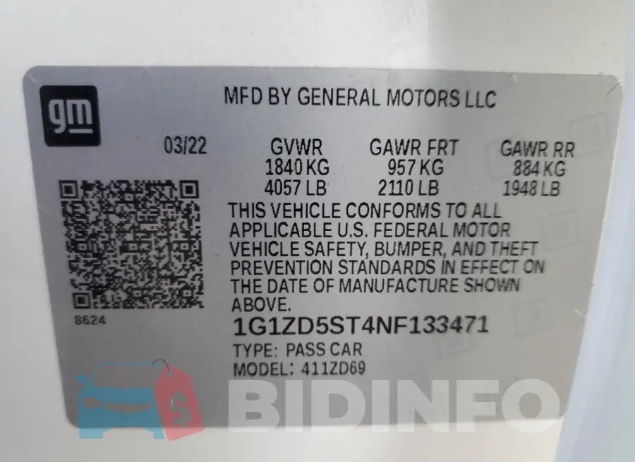 1G1ZD5ST4NF133471 Photo# 12