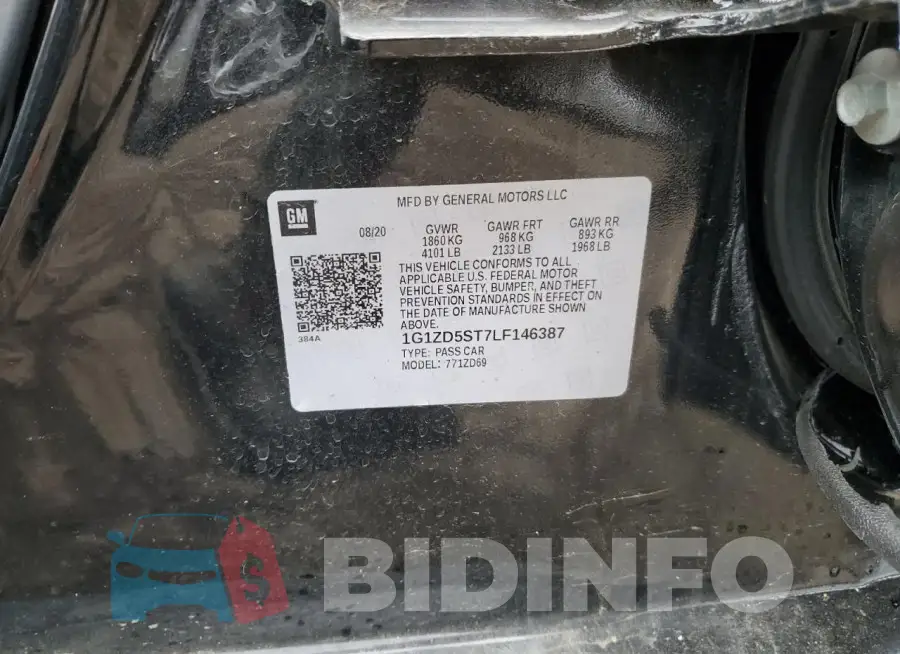 1G1ZD5ST7LF146387 Photo# 12
