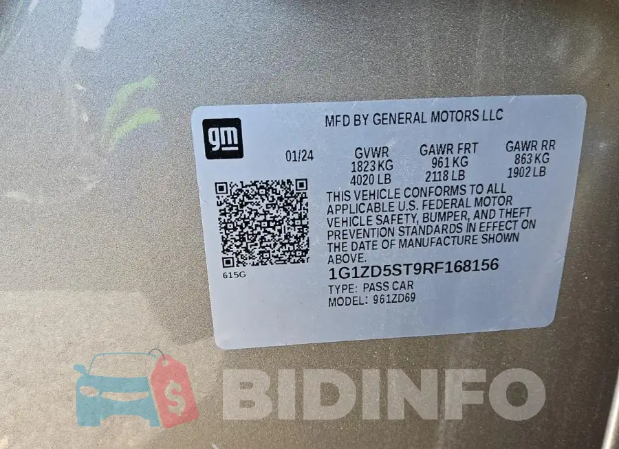 1G1ZD5ST9RF168156 Photo# 12