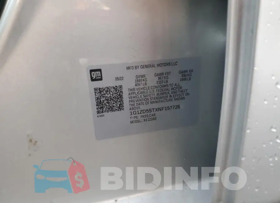 1G1ZD5STXNF157726 Photo# 12