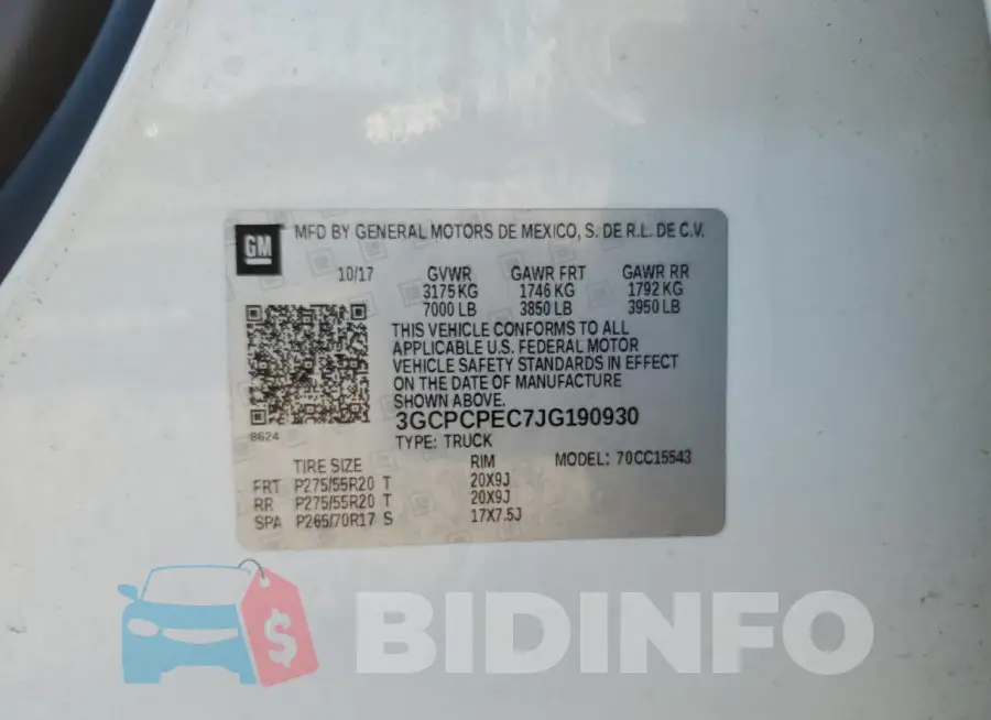 3GCPCPEC7JG190930 Photo# 12