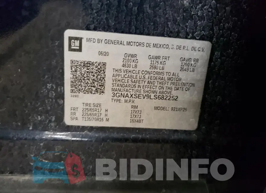 3GNAXSEV9LS682252 Photo# 13