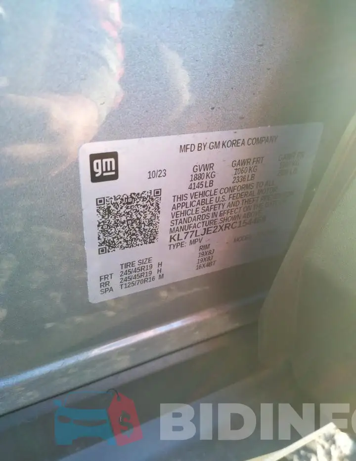 KL77LJE2XRC154469 Photo# 13