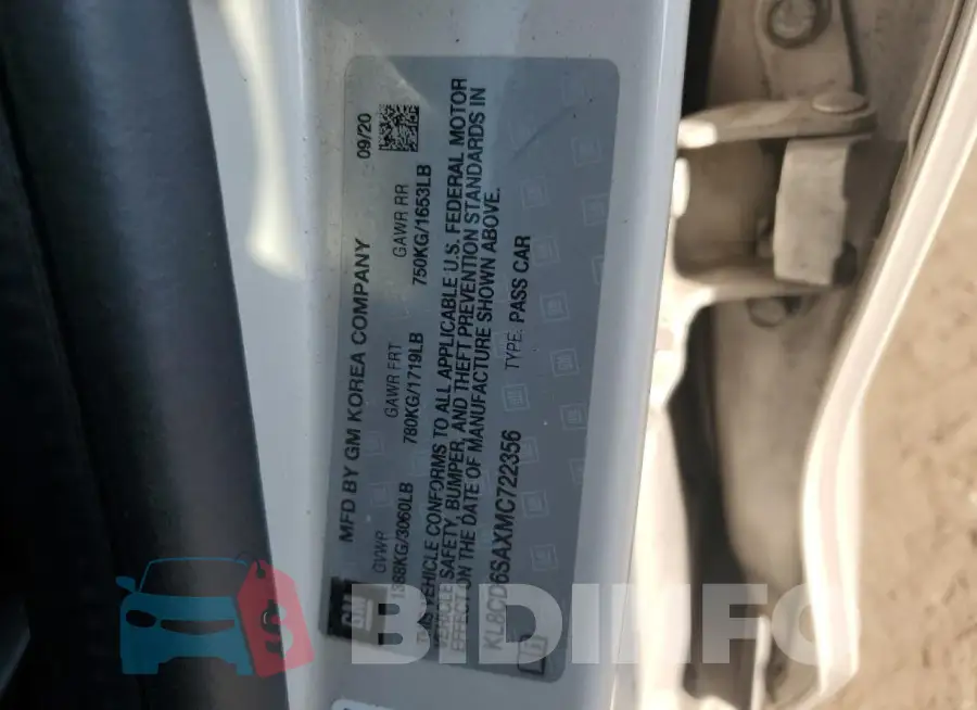 KL8CD6SAXMC722356 Photo# 12