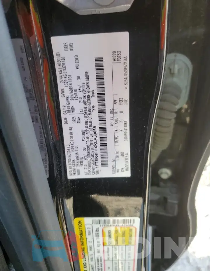 1FTER4FHXKLA39065 Photo# 12