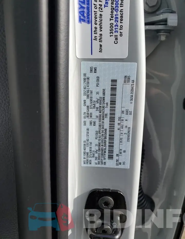 1FTFW3LD0RFB03048 Photo# 12