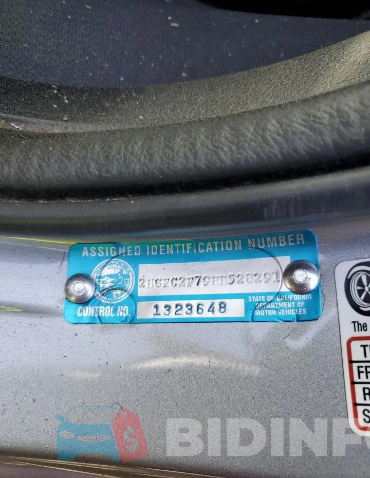 2HGFC2F79HH528291 Photo# 12