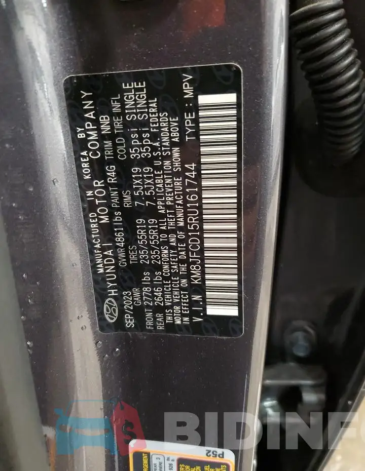 KM8JFCD15RU161744 Photo# 13