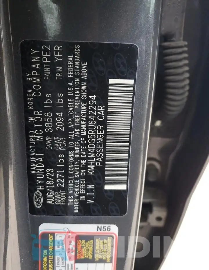 KMHLM4DG5RU642294 Photo# 12
