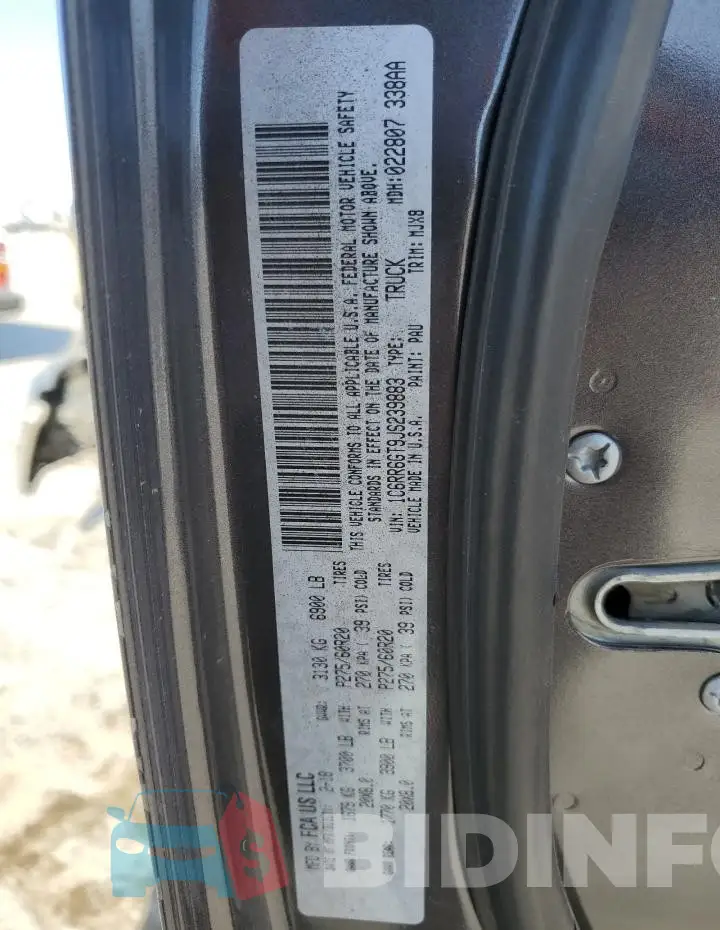 1C6RR6GT9JS239883 Photo# 13