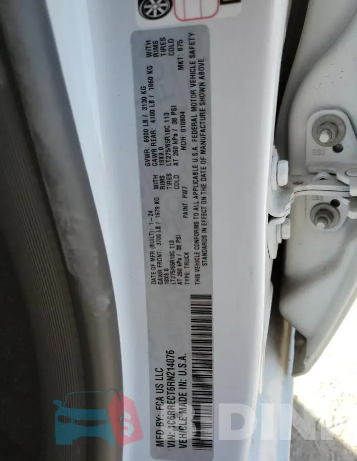 1C6RRECT6RN214076 Photo# 12