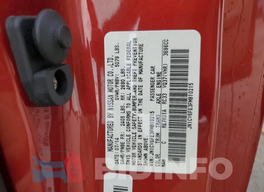 JN1CV6FE3FM810215 Photo# 12