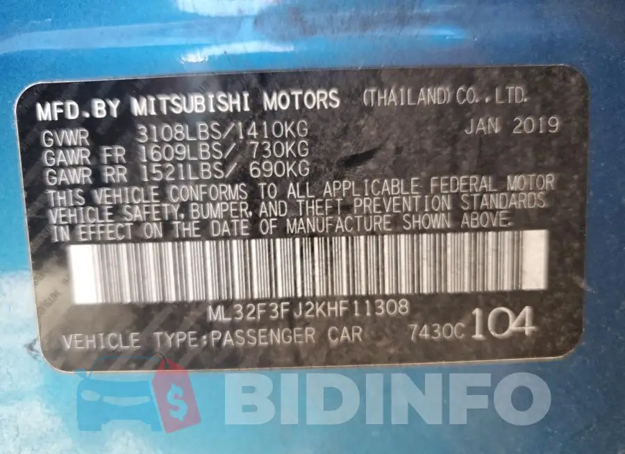 ML32F3FJ2KHF11308 Photo# 12