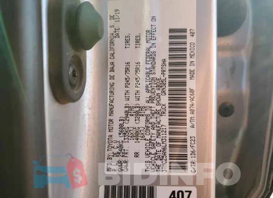 3TMCZ5AN6LM311217 Photo# 12