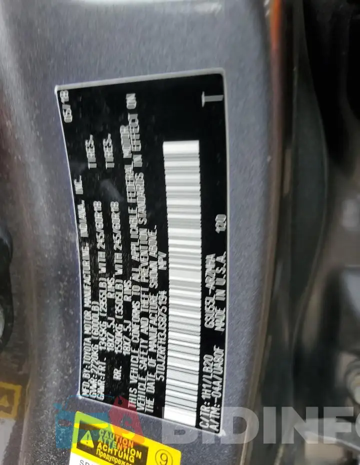 5TDJZRFH3JS875194 Photo# 13