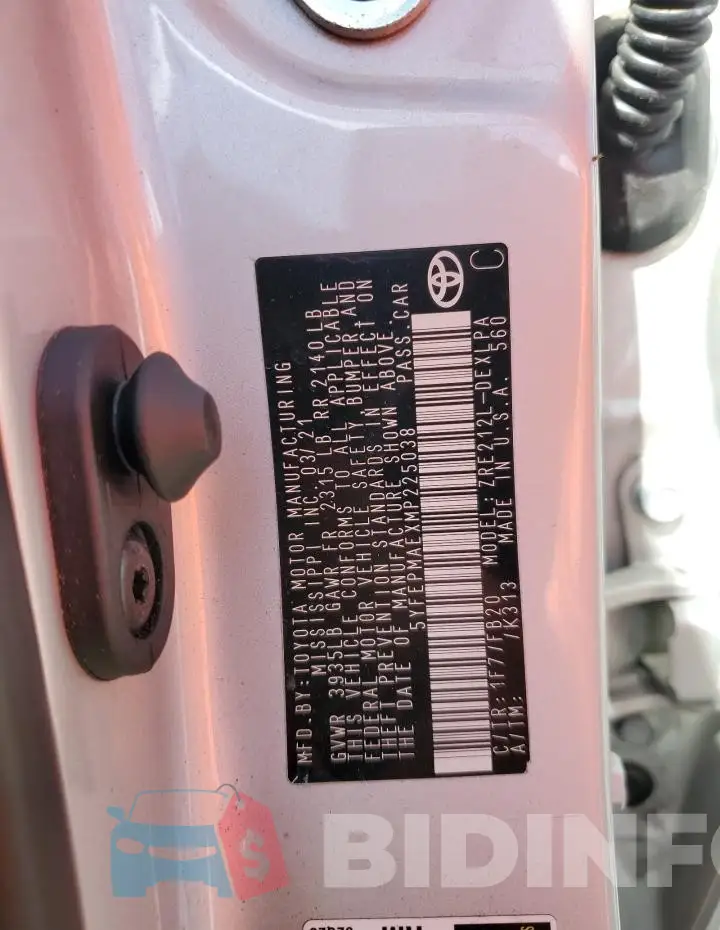 5YFEPMAEXMP225038 Photo# 13