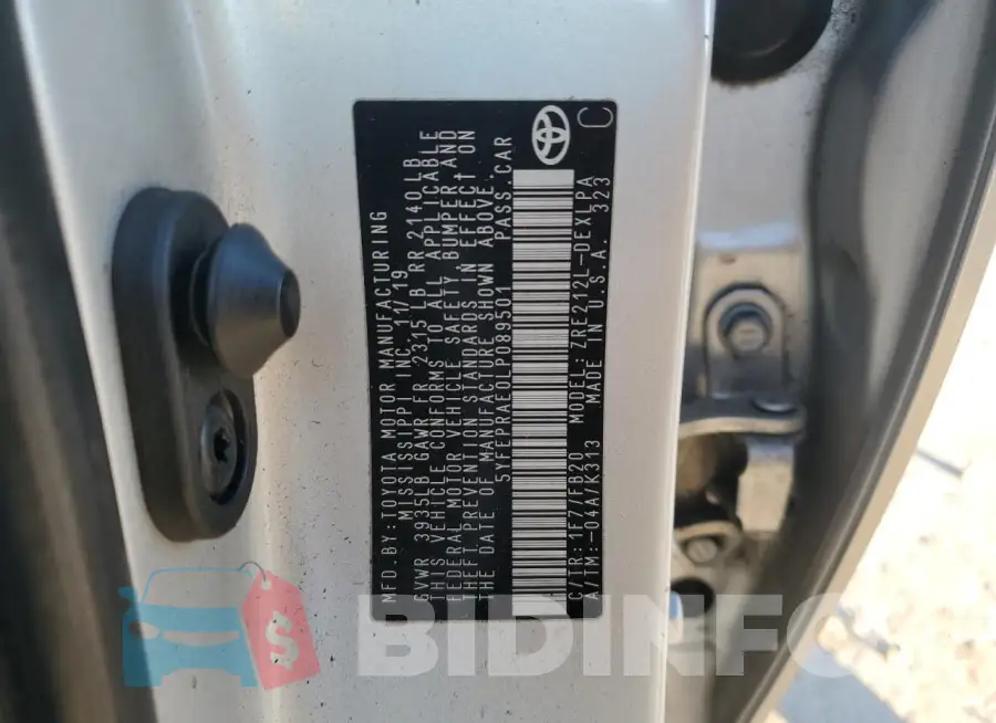 5YFEPRAE0LP089501 Photo# 12