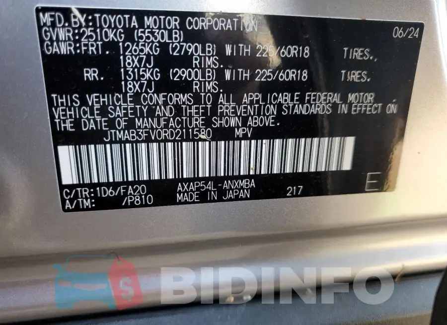 JTMAB3FV0RD211580 Photo# 13