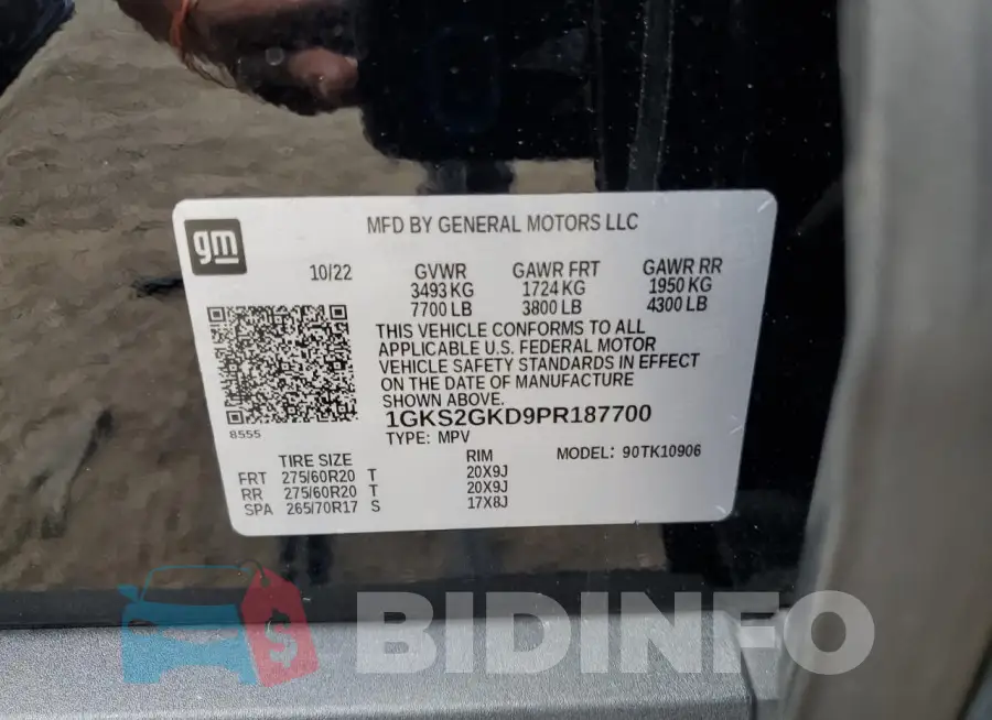 1GKS2GKD9PR187700 Photo# 13