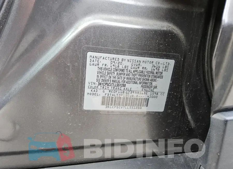 3N1CP5CV7LL551288 Photo# 12