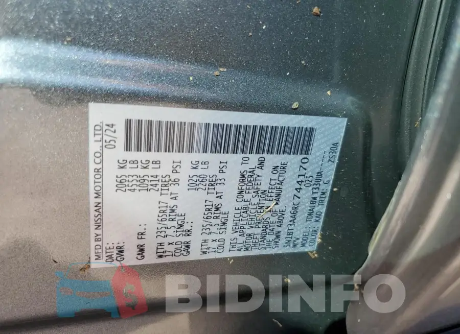 5N1BT3AA6RC744170 Photo# 14