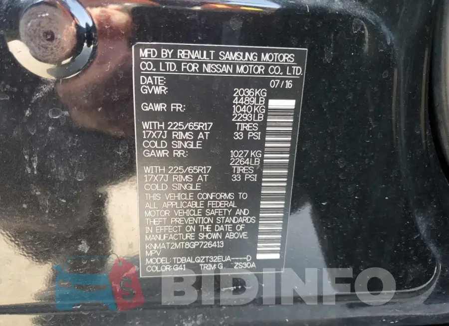 KNMAT2MT8GP726413 Photo# 14