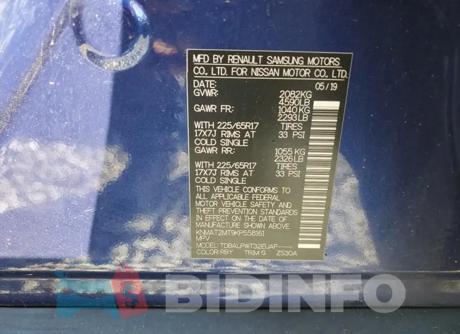 KNMAT2MT9KP558161 Photo# 12