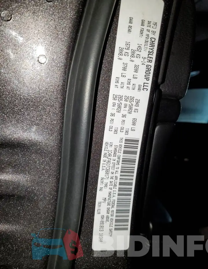 1C4RJFAG1FC660171 Photo# 13
