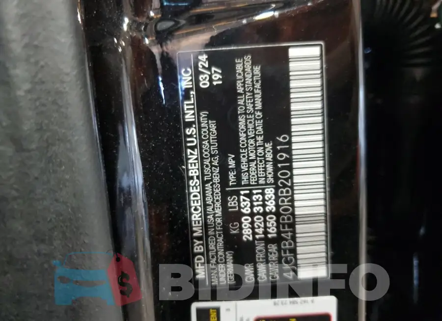 4JGFB4FB0RB201916 Photo# 13