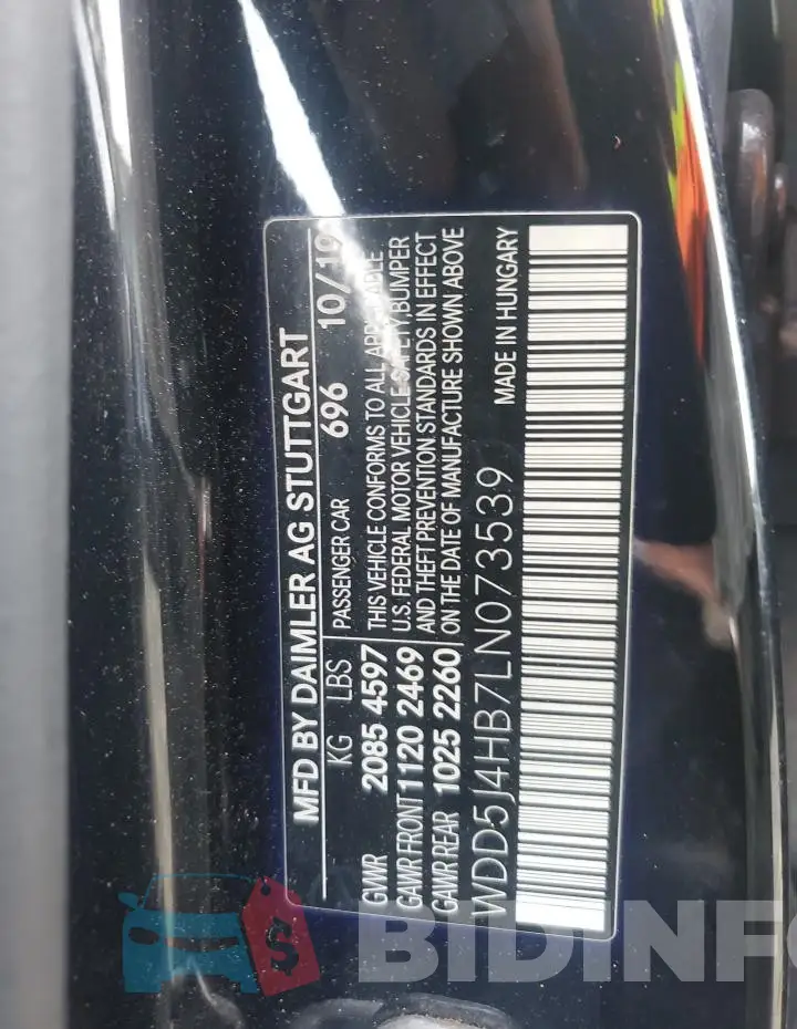 WDD5J4HB7LN073539 Photo# 12