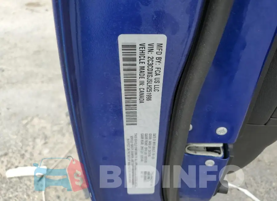 2C3CDXGJ5LH251996 Photo# 13