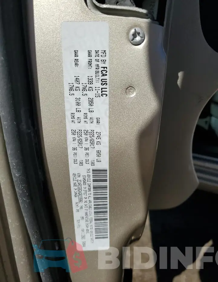 2C4RDGBGXGR235861 Photo# 13