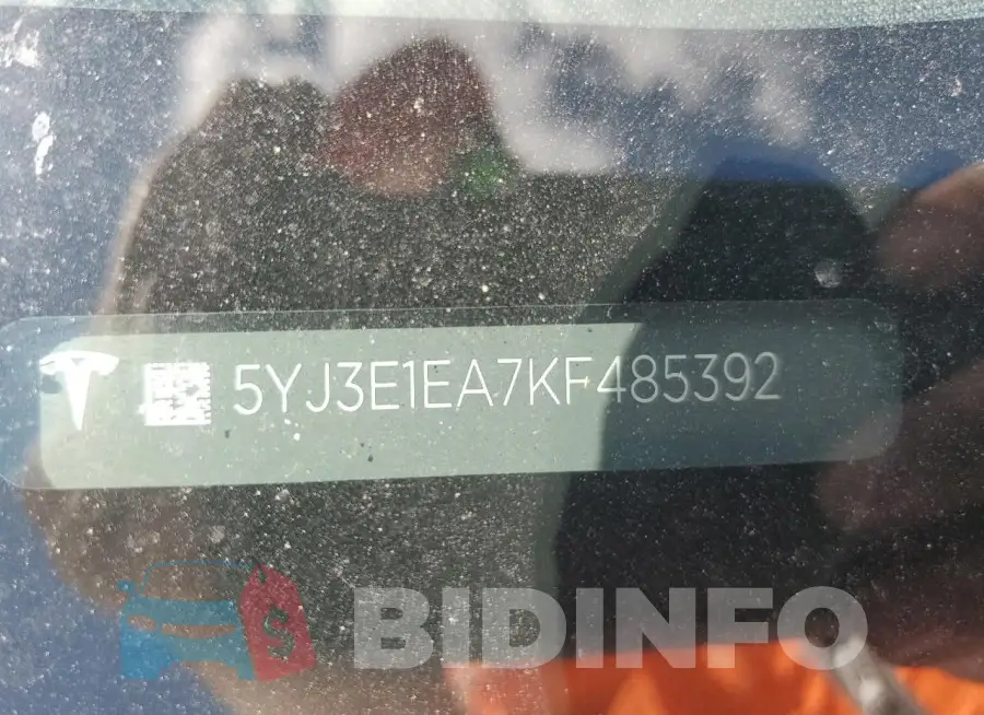 5YJ3E1EA7KF485392 Photo# 12