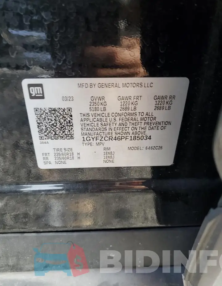 1GYFZCR46PF185034 Photo# 14