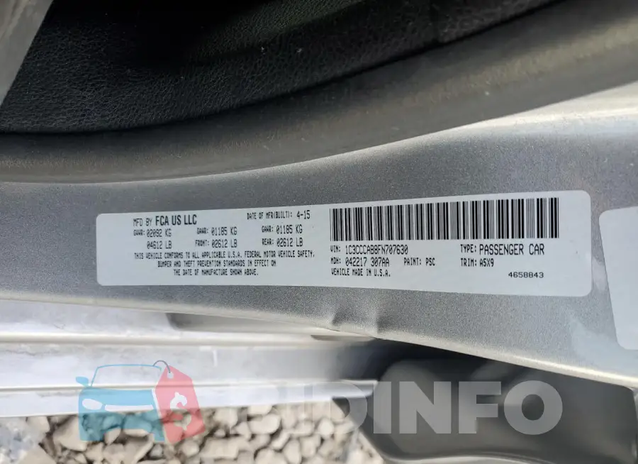 1C3CCCAB8FN707630 Photo# 12