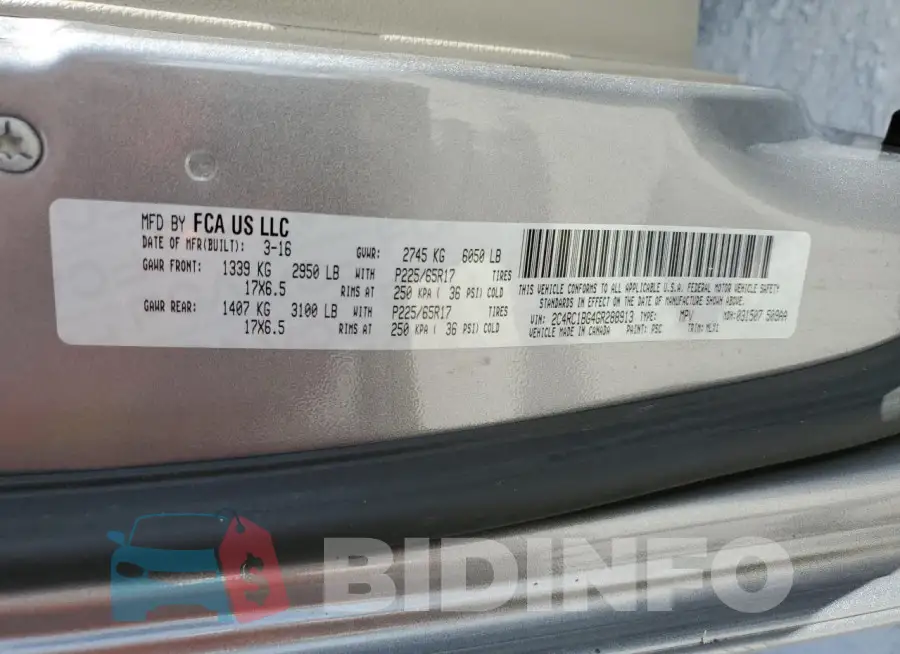 2C4RC1BG4GR288913 Photo# 14