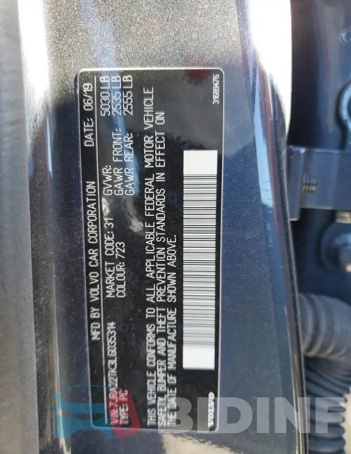 7JRA22TK3LG035314 Photo# 12