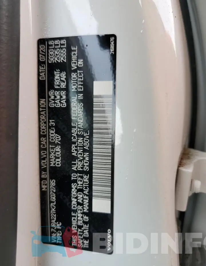 7JRA22TK7LG072785 Photo# 13