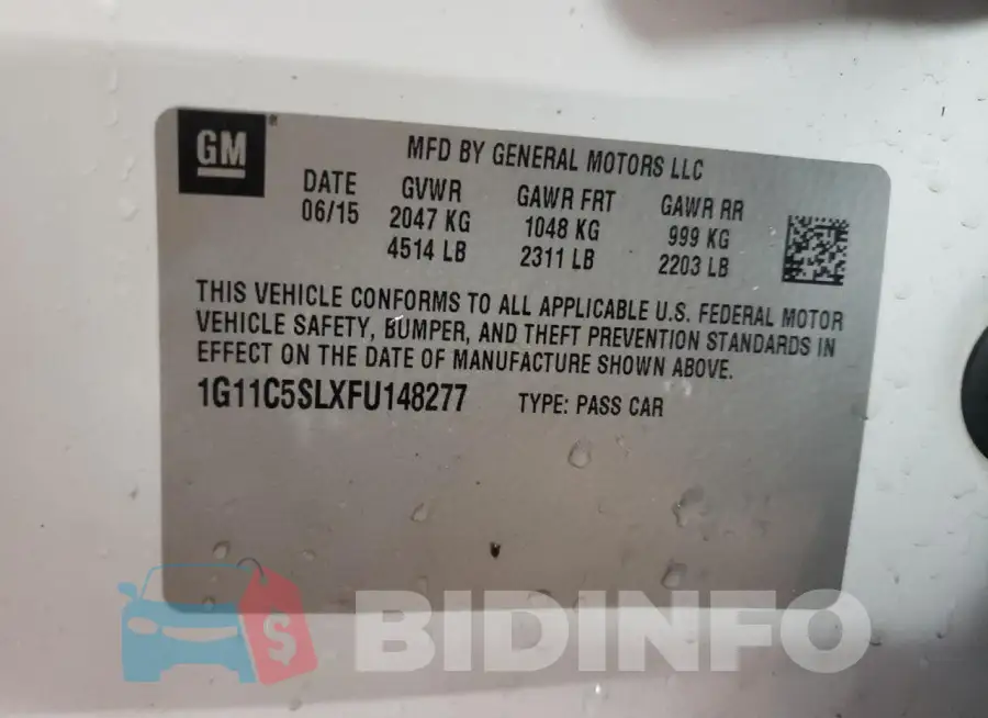 1G11C5SLXFU148277 Photo# 13