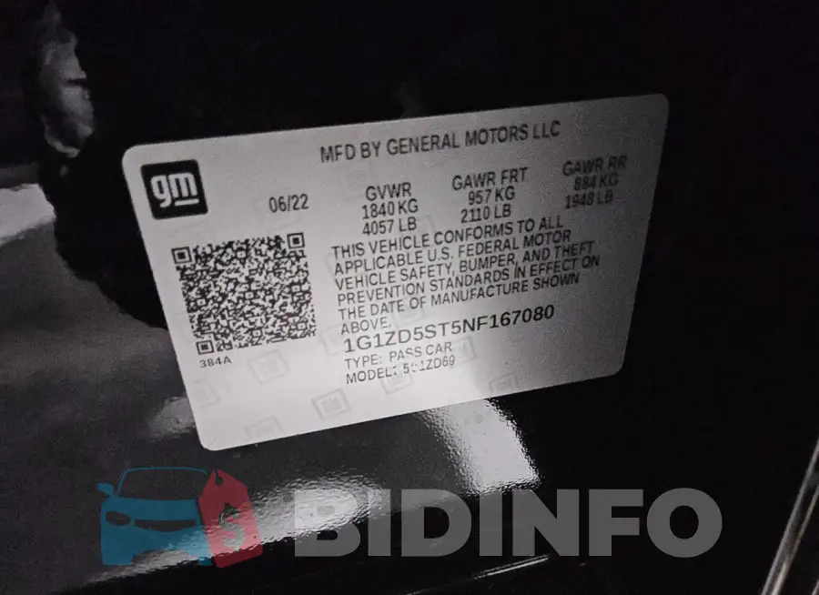 1G1ZD5ST5NF167080 Photo# 13