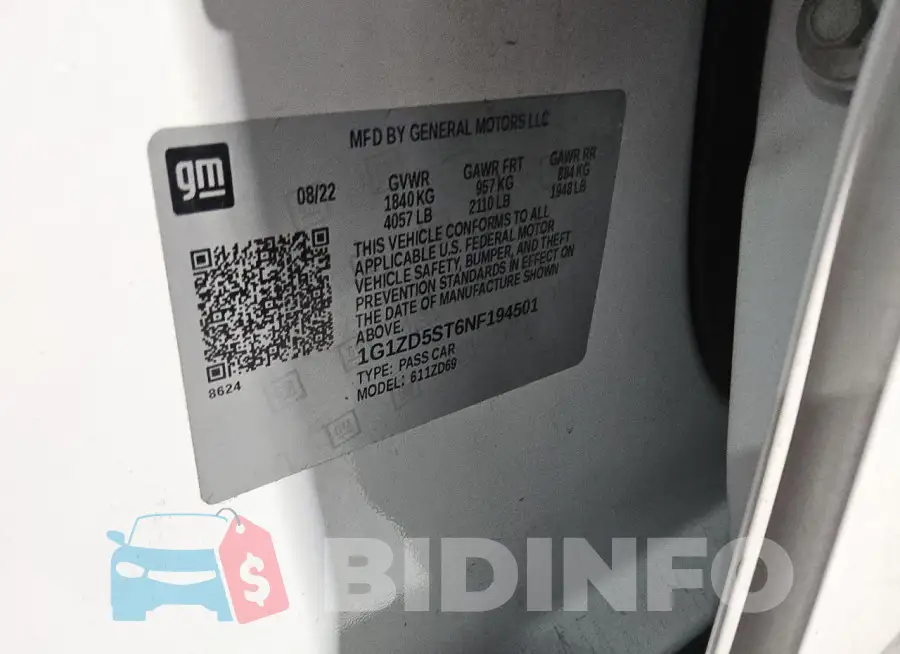 1G1ZD5ST6NF194501 Photo# 13