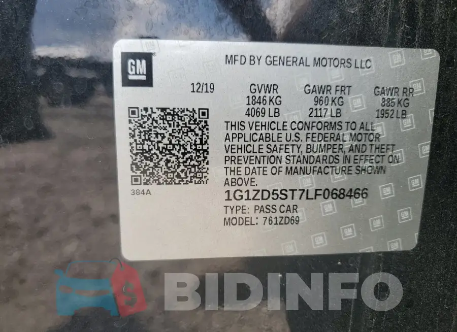 1G1ZD5ST7LF068466 Photo# 12